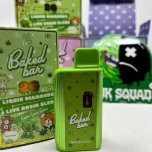 Baked Bar 2Gram Live Resin Disposables